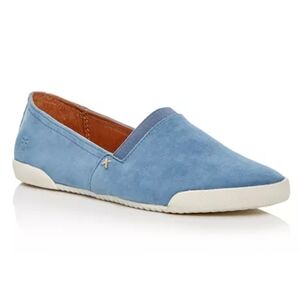 Frye Melanie Slip On Light Blue Nubuck Suede, Size 7
